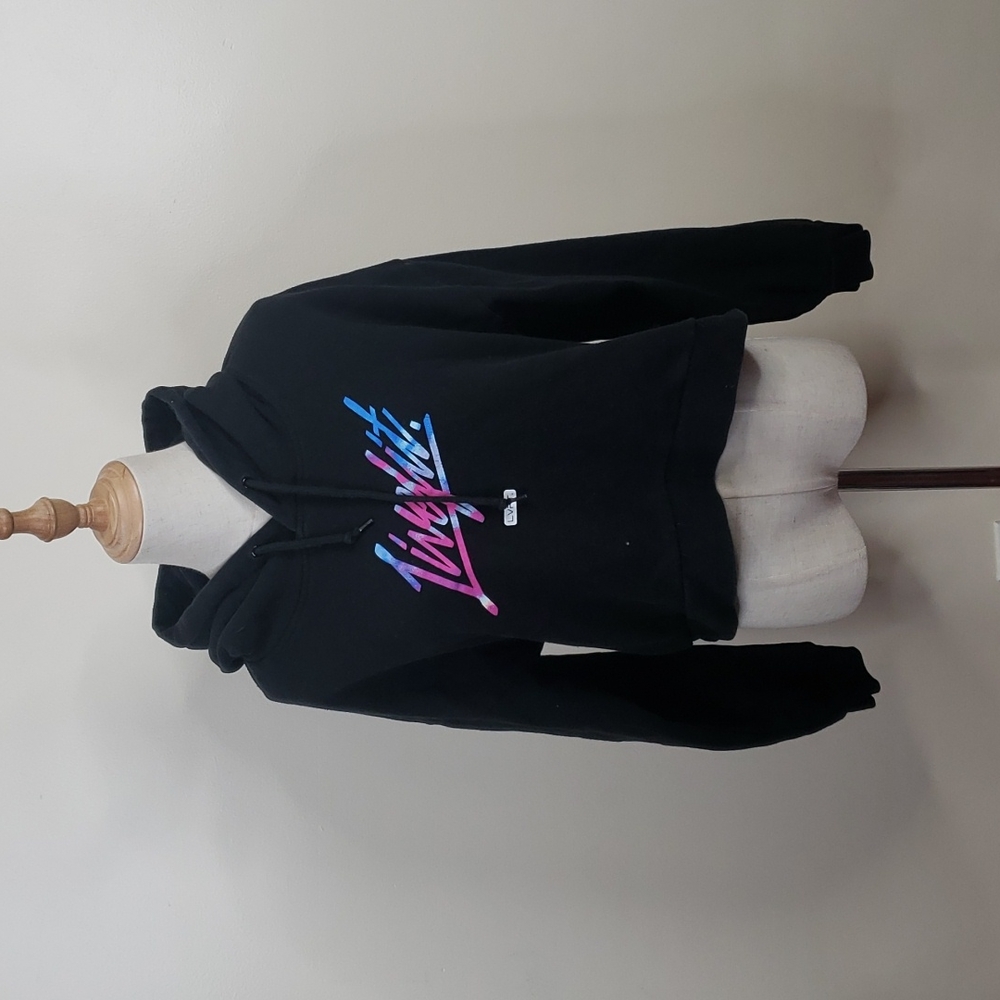 LVFT Logo Crop Hoodie Size S